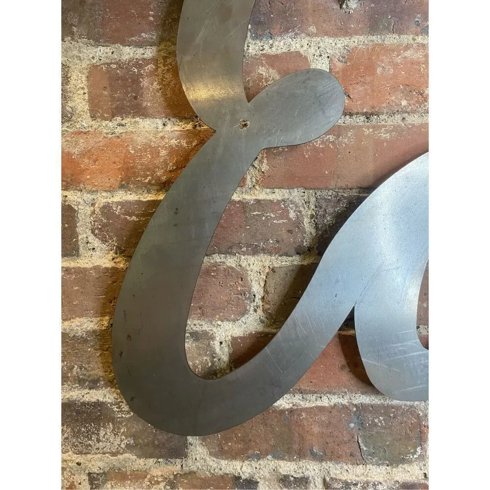 “EAT” Metal Sheet Laser-cut Wall Art Decor Hand Crafted Hanging Wall Art